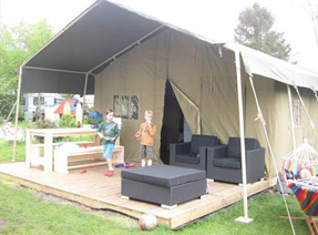 Luxe camping Nederland
